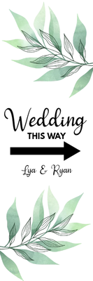 Custom Outdoor Yard Signs Multiple Sizes Wedding This Way