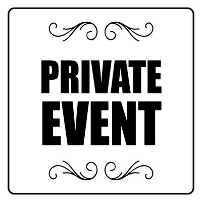 Custom Outdoor Yard Signs Multiple Sizes Private Event