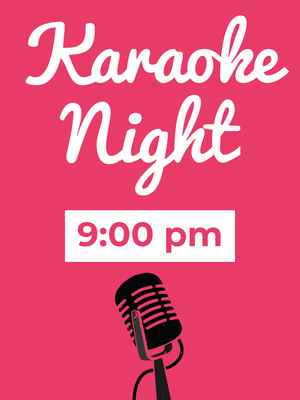 Custom Outdoor Yard Signs Multiple Sizes Karaoke Night