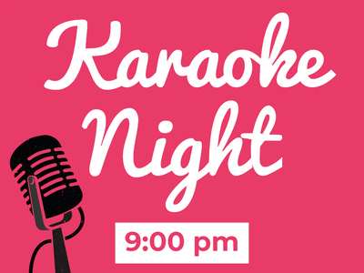 Custom Outdoor Yard Signs Multiple Sizes Karaoke Night