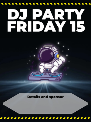 Custom Outdoor Yard Signs Multiple Sizes DJ Party