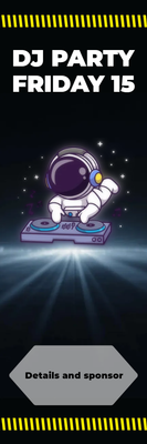 Custom Outdoor Yard Signs Multiple Sizes DJ Party