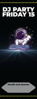 Custom Outdoor Yard Signs Multiple Sizes DJ Party
