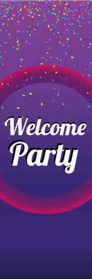 Custom Outdoor Yard Signs Multiple Sizes Welcome Party