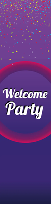 Custom Outdoor Yard Signs Multiple Sizes Welcome Party
