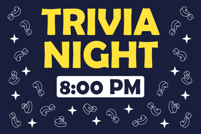 Custom Outdoor Yard Signs Multiple Sizes Trivia Night