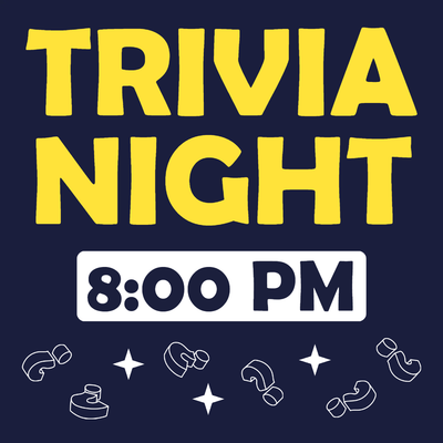 Custom Outdoor Yard Signs Multiple Sizes Trivia Night