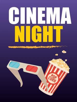 Custom Outdoor Yard Signs Multiple Sizes Cinema Night
