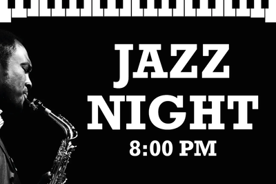 Custom Outdoor Yard Signs Multiple Sizes Jazz Night