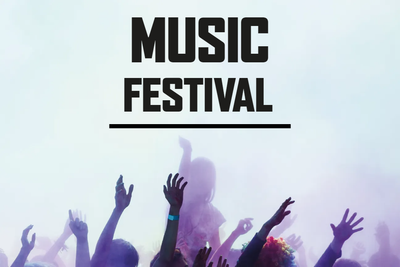 Custom Outdoor Yard Signs Multiple Sizes Music Year Fest