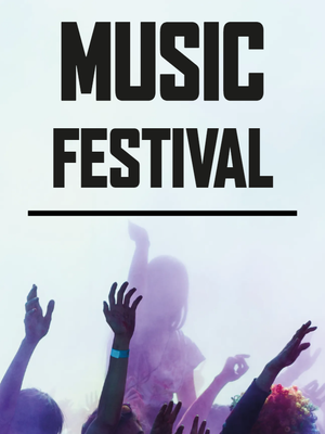 Custom Outdoor Yard Signs Multiple Sizes Music Year Fest