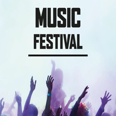 Custom Outdoor Yard Signs Multiple Sizes Music Year Fest