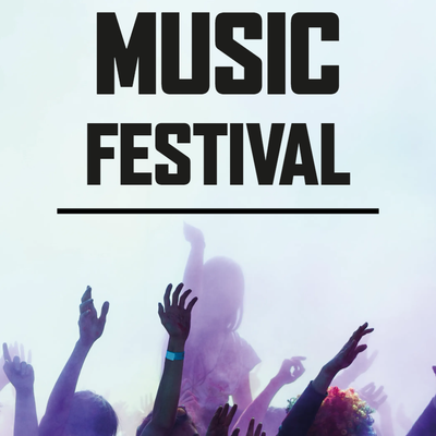 Custom Outdoor Yard Signs Multiple Sizes Music Year Fest