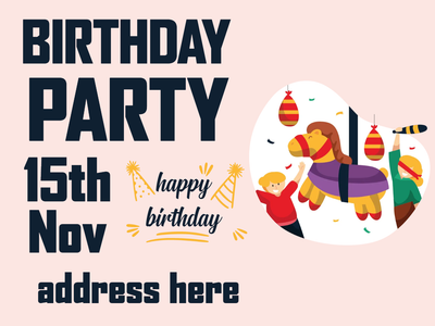 Custom Outdoor Yard Signs Multiple Sizes Birthday Party