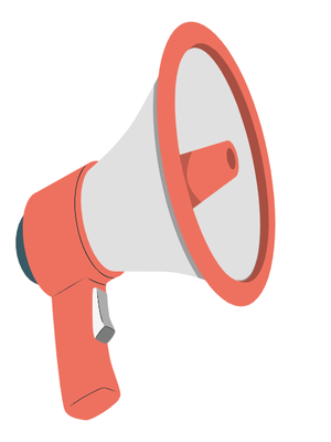 Custom Outdoor Yard Signs Multiple Sizes Megaphone