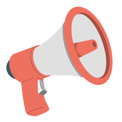 Custom Outdoor Yard Signs Multiple Sizes Megaphone