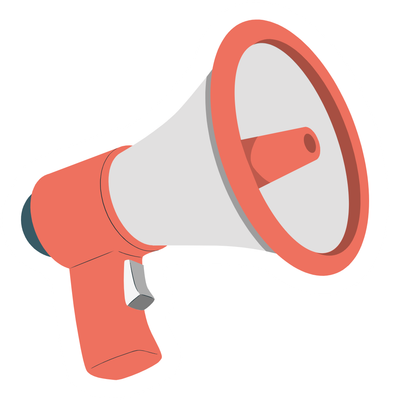 Custom Outdoor Yard Signs Multiple Sizes Megaphone