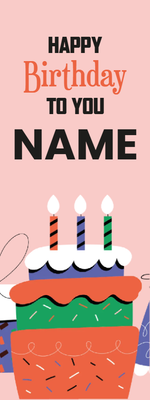 Custom PVC Foam Boards Multiple Sizes Happy Birthday