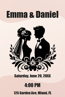 Custom PVC Foam Boards Multiple Sizes Emma & Daniel