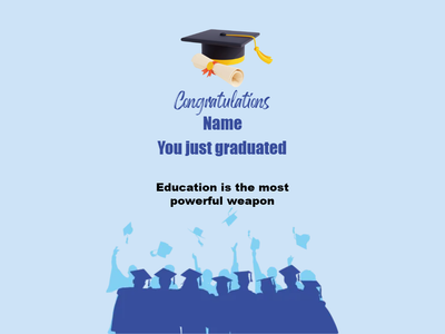 Custom PVC Foam Boards Multiple Sizes Graduation Glory