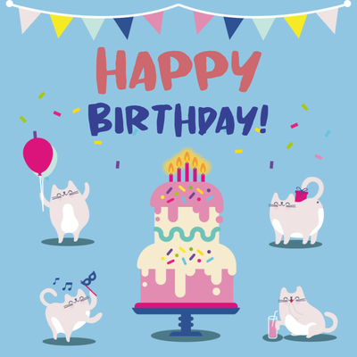 Custom PVC Foam Boards Multiple Sizes Cat & Cake