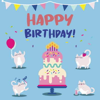 Custom PVC Foam Boards Multiple Sizes Cat & Cake