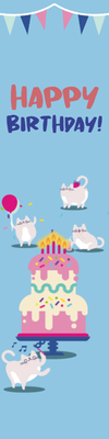 Custom PVC Foam Boards Multiple Sizes Cat & Cake
