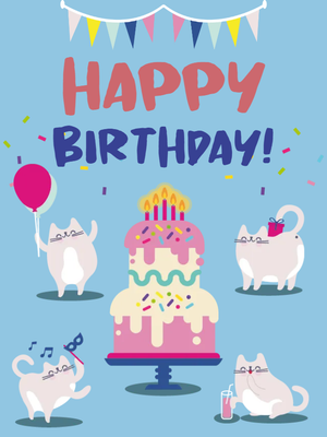 Custom PVC Foam Boards Multiple Sizes Cat & Cake