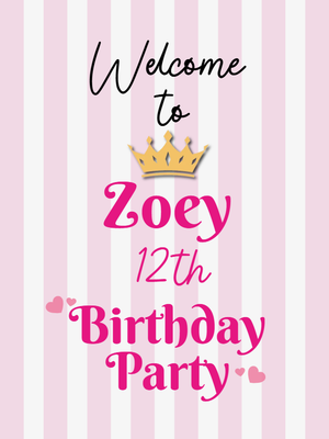Custom PVC Foam Boards Multiple Sizes Zoey 12th