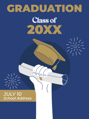Custom PVC Foam Boards Multiple Sizes Graduate 20XX