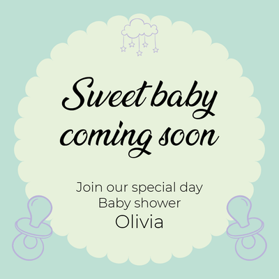 Custom PVC Foam Boards Multiple Sizes Stars & Pacifiers