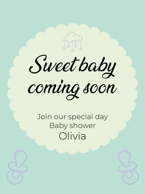 Custom PVC Foam Boards Multiple Sizes Stars & Pacifiers