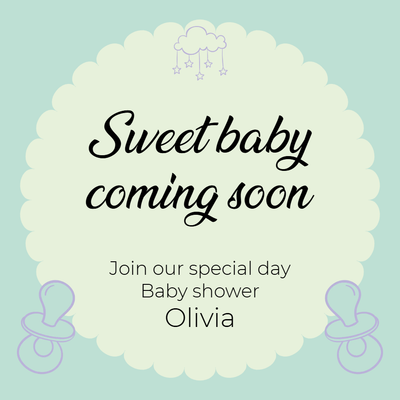 Custom PVC Foam Boards Multiple Sizes Stars & Pacifiers