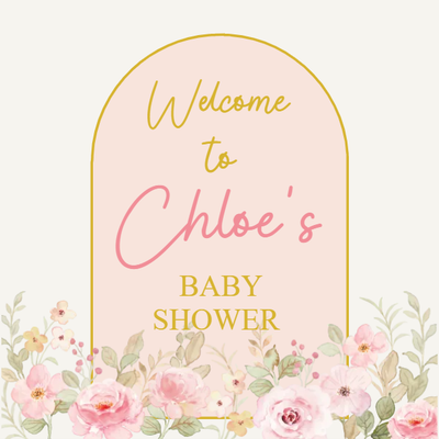 Custom PVC Foam Boards Multiple Sizes Blossoms for Baby