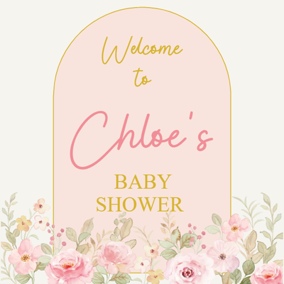 Custom PVC Foam Boards Multiple Sizes Blossoms for Baby