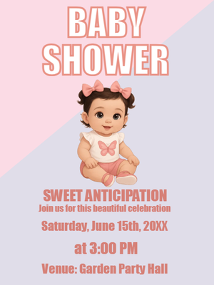 Custom PVC Foam Boards Multiple Sizes Baby Shower Bliss