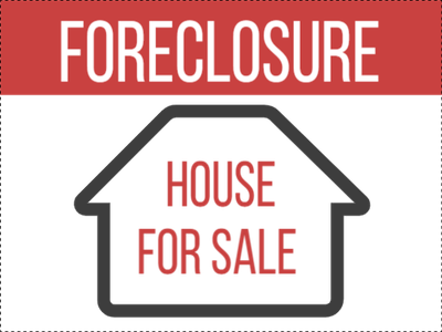 Custom Outdoor Yard Signs Multiple Sizes Foreclosure House for Sale