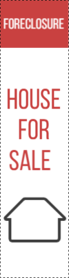 Custom Outdoor Yard Signs Multiple Sizes Foreclosure House for Sale