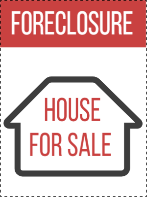 Custom Outdoor Yard Signs Multiple Sizes Foreclosure House for Sale
