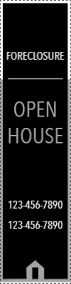 Custom Outdoor Yard Signs Multiple Sizes Foreclosure Open House