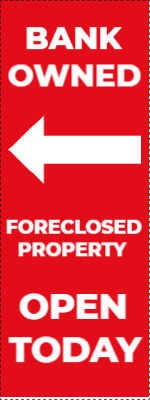 Custom Outdoor Yard Signs Multiple Sizes Foreclosed Property