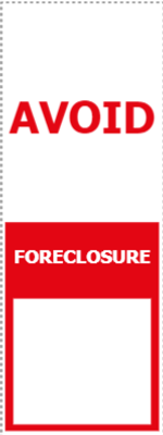 Custom Outdoor Yard Signs Multiple Sizes Avoid Foreclosure