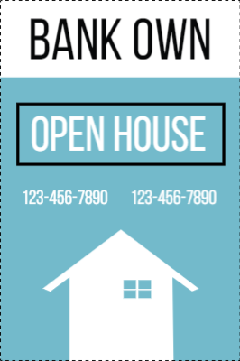 Custom Outdoor Yard Signs Multiple Sizes Bank Owned