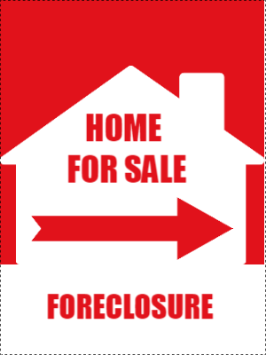 Custom Outdoor Yard Signs Multiple Sizes Home for Sale Foreclosure