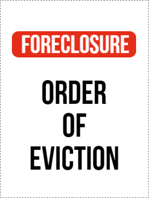 Custom Outdoor Yard Signs Multiple Sizes Order Of Eviction