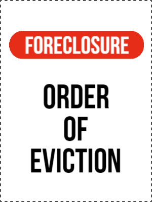Custom Outdoor Yard Signs Multiple Sizes Order Of Eviction