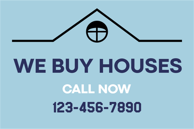 Custom Outdoor Yard Signs Multiple Sizes We Buy Houses