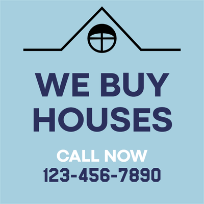 Custom Outdoor Yard Signs Multiple Sizes We Buy Houses