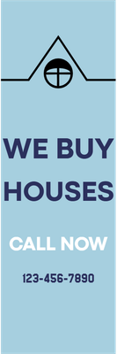Custom Outdoor Yard Signs Multiple Sizes We Buy Houses