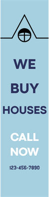 Custom Outdoor Yard Signs Multiple Sizes We Buy Houses